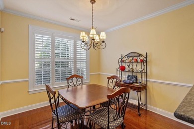 Prime End-Unit Townhome Overlooking the 7th Tee in Brier Creek on Brier Creek Country Club in North Carolina - for sale on GolfHomes.com, golf home, golf lot