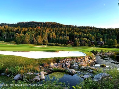 This is a golf side forest cabin lot on Blackfoot Trail on Teton Springs Resort and Club in Idaho - for sale on GolfHomes.com, golf home, golf lot