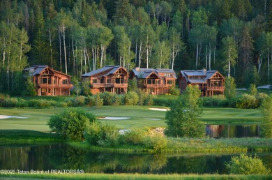 This is a golf side forest cabin lot on Blackfoot Trail on Teton Springs Resort and Club in Idaho - for sale on GolfHomes.com, golf home, golf lot