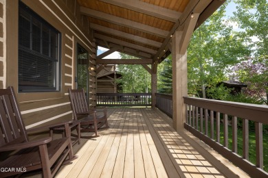 This stunning mountain retreat offers a perfect blend of rustic on Grand Elk Ranch and Club in Colorado - for sale on GolfHomes.com, golf home, golf lot