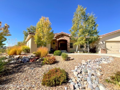 Luxury can become a habit in this elegant Earth & Stone custom on San Juan Country Club in New Mexico - for sale on GolfHomes.com, golf home, golf lot