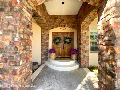 Luxury can become a habit in this elegant Earth & Stone custom on San Juan Country Club in New Mexico - for sale on GolfHomes.com, golf home, golf lot