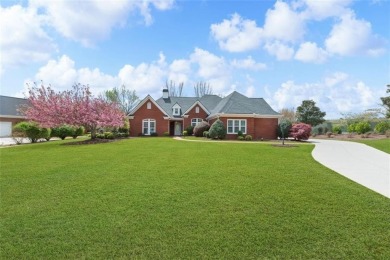 This stunning single-story brick ranch home offers sweeping on Gold Creek Resort in Georgia - for sale on GolfHomes.com, golf home, golf lot