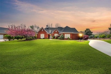 This stunning single-story brick ranch home offers sweeping on Gold Creek Resort in Georgia - for sale on GolfHomes.com, golf home, golf lot