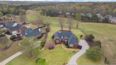 This stunning single-story brick ranch home offers sweeping on Gold Creek Resort in Georgia - for sale on GolfHomes.com, golf home, golf lot