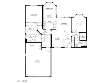 Enjoy easy living in this popular 2-bedroom, 2-bath 1,402 sq. ft on Eagle Crest Golf Club in Nevada - for sale on GolfHomes.com, golf home, golf lot