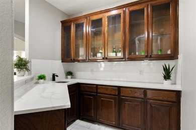 Refined one story residence in prestigious Lantana, showcasing a on Lantana Golf Club in Texas - for sale on GolfHomes.com, golf home, golf lot