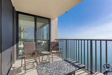 Yes, that really is the view from this unit! Balmy bay breezes on Isla Del Sol Yacht and Country Club in Florida - for sale on GolfHomes.com, golf home, golf lot