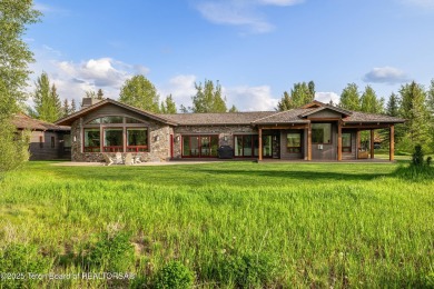 Designed by renowned local architects Dubbe Moulder and on Jackson Hole Golf and Tennis Club in Wyoming - for sale on GolfHomes.com, golf home, golf lot