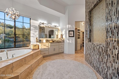 Experience relaxed desert living wrapped in timeless elegance on Desert Mountain Golf Club - Renegade Course in Arizona - for sale on GolfHomes.com, golf home, golf lot