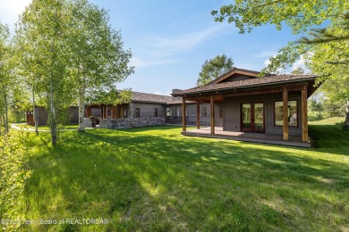 Designed by renowned local architects Dubbe Moulder and on Jackson Hole Golf and Tennis Club in Wyoming - for sale on GolfHomes.com, golf home, golf lot