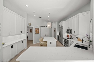 Beautifully positioned within the prestigious Gables at Pelican on Bay Colony Golf Club in Florida - for sale on GolfHomes.com, golf home, golf lot