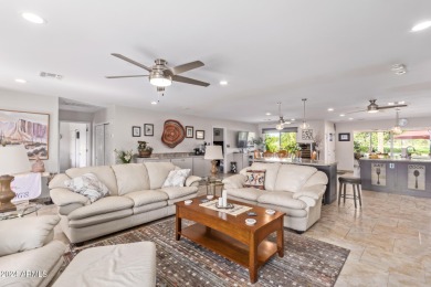 This beautiful home overlooks the 14th  Green on Pebblebrook on Stardust Golf Course in Arizona - for sale on GolfHomes.com, golf home, golf lot