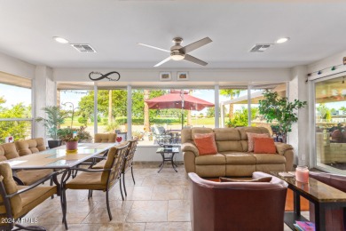 This beautiful home overlooks the 14th  Green on Pebblebrook on Stardust Golf Course in Arizona - for sale on GolfHomes.com, golf home, golf lot