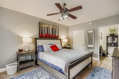 Discover this beautifully updated end-unit retreat in the highly on Sanctuary Golf Course At WestWorld in Arizona - for sale on GolfHomes.com, golf home, golf lot