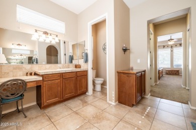 Snuggled at the end of a quiet cul-de-sac w/ UNOBSTRUCTED on Trilogy Golf Club At Vistancia in Arizona - for sale on GolfHomes.com, golf home, golf lot