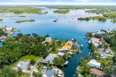 This updated waterfront stilt (DID NOT FLOOD) home in Crystal on Plantation Inn and Golf Resort  in Florida - for sale on GolfHomes.com, golf home, golf lot
