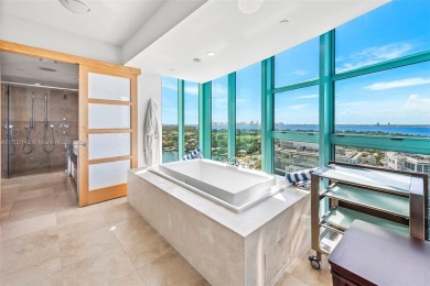 Step into this full-floor penthouse on Miami Beach with on La Gorce Country Club in Florida - for sale on GolfHomes.com, golf home, golf lot