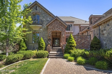 Nestled in the heart of Montreux, this exquisite custom home has on Montreux Golf and Country Club in Nevada - for sale on GolfHomes.com, golf home, golf lot