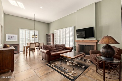 Fully furnished 2 beds, 2 baths, 2 car garage, fireplace on Rio Verde Country Club - Quail Run in Arizona - for sale on GolfHomes.com, golf home, golf lot