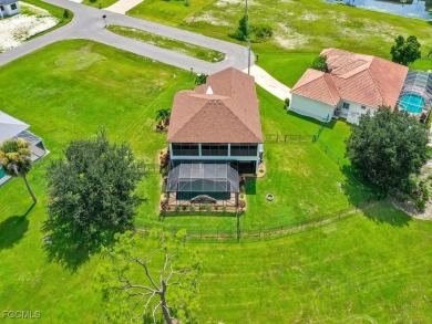 Golf course views & over 3,400 sq ft! Set on an oversized on Burnt Store Golf Club in Florida - for sale on GolfHomes.com, golf home, golf lot