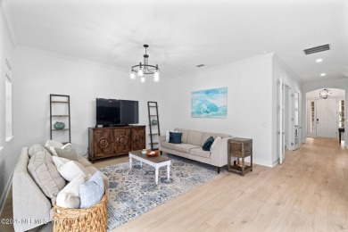 Move-in ready 5BR/3BA Modern Coastal Pool Home in Willowcove on Palm Valley Golf Club in Florida - for sale on GolfHomes.com, golf home, golf lot