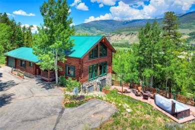 This log home comes fully furnished and is a true mountain on Raven Golf Club At Three Peaks in Colorado - for sale on GolfHomes.com, golf home, golf lot