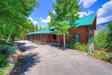 This log home comes fully furnished and is a true mountain on Raven Golf Club At Three Peaks in Colorado - for sale on GolfHomes.com, golf home, golf lot