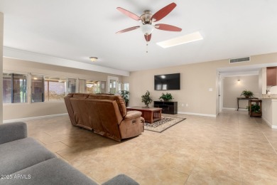 Spacious and beautifully updated, this Gemini model sits on a on Sun City Country Club in Arizona - for sale on GolfHomes.com, golf home, golf lot