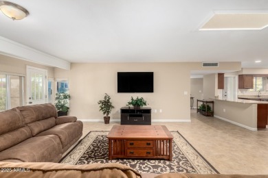 Spacious and beautifully updated, this Gemini model sits on a on Sun City Country Club in Arizona - for sale on GolfHomes.com, golf home, golf lot