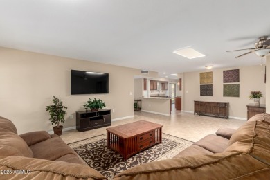 Spacious and beautifully updated, this Gemini model sits on a on Sun City Country Club in Arizona - for sale on GolfHomes.com, golf home, golf lot