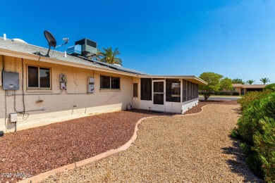 Spacious and beautifully updated, this Gemini model sits on a on Sun City Country Club in Arizona - for sale on GolfHomes.com, golf home, golf lot