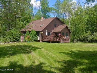 This gorgeous log home truly embraces the ''life in the on The Hideout Golf in Pennsylvania - for sale on GolfHomes.com, golf home, golf lot