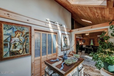 This gorgeous log home truly embraces the ''life in the on The Hideout Golf in Pennsylvania - for sale on GolfHomes.com, golf home, golf lot