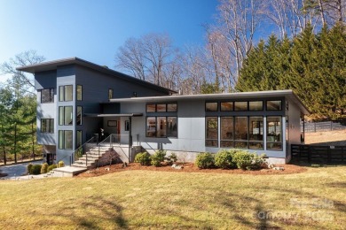 This contemporary masterpiece is nestled into one of North on Grove Park Golf and Country Club in North Carolina - for sale on GolfHomes.com, golf home, golf lot