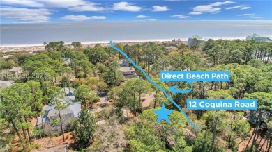Welcome to your dream home just five rows from the beach in the on Port Royal Golf and Racquet Club in South Carolina - for sale on GolfHomes.com, golf home, golf lot