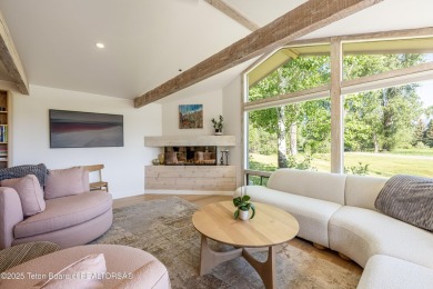 Experience refined mountain living in this beautifully remodeled on Jackson Hole Golf and Tennis Club in Wyoming - for sale on GolfHomes.com, golf home, golf lot