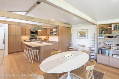 Experience refined mountain living in this beautifully remodeled on Jackson Hole Golf and Tennis Club in Wyoming - for sale on GolfHomes.com, golf home, golf lot