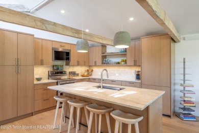 Experience refined mountain living in this beautifully remodeled on Jackson Hole Golf and Tennis Club in Wyoming - for sale on GolfHomes.com, golf home, golf lot