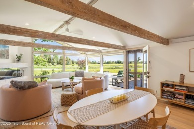 Experience refined mountain living in this beautifully remodeled on Jackson Hole Golf and Tennis Club in Wyoming - for sale on GolfHomes.com, golf home, golf lot