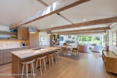 Experience refined mountain living in this beautifully remodeled on Jackson Hole Golf and Tennis Club in Wyoming - for sale on GolfHomes.com, golf home, golf lot