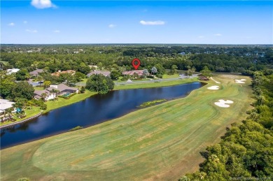 Spectacular location with stunning panoramic golf and water on Pipers Landing Country Club in Florida - for sale on GolfHomes.com, golf home, golf lot