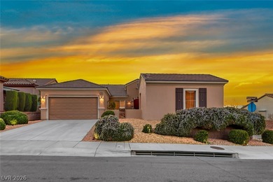 Sweeping Strip, City & Mountain Views create a dramatic backdrop on Revere Golf Club in Nevada - for sale on GolfHomes.com, golf home, golf lot