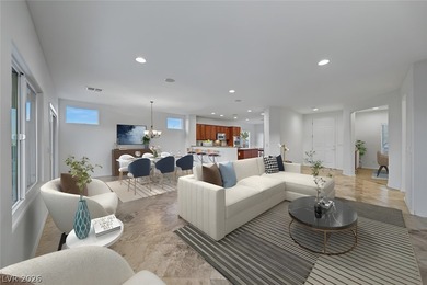 Sweeping Strip, City & Mountain Views create a dramatic backdrop on Revere Golf Club in Nevada - for sale on GolfHomes.com, golf home, golf lot