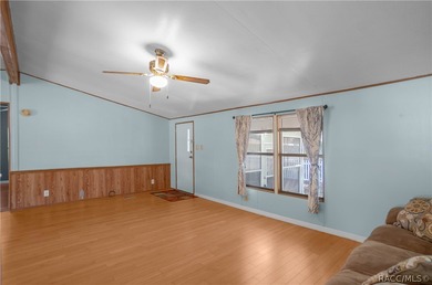 This 2 bedroom, 2 bathroom doublewide mobile home (1988) is on Inverness Golf and Country Club in Florida - for sale on GolfHomes.com, golf home, golf lot