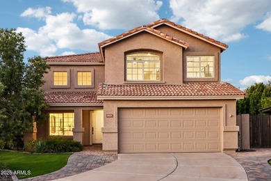 With breathtaking golf course, Red Mtn, and city light views on Red Mountain Ranch Country Club in Arizona - for sale on GolfHomes.com, golf home, golf lot