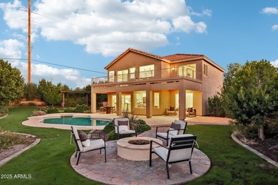 With breathtaking golf course, Red Mtn, and city light views on Red Mountain Ranch Country Club in Arizona - for sale on GolfHomes.com, golf home, golf lot