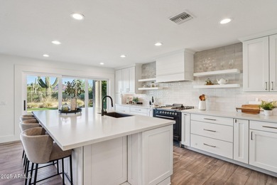 With breathtaking golf course, Red Mtn, and city light views on Red Mountain Ranch Country Club in Arizona - for sale on GolfHomes.com, golf home, golf lot