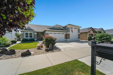 Gorgeous home located at the #12 hole of Red Hawk Golf Course on Hunters Point Golf Club in Idaho - for sale on GolfHomes.com, golf home, golf lot