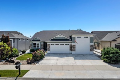 Gorgeous home located at the #12 hole of Red Hawk Golf Course on Hunters Point Golf Club in Idaho - for sale on GolfHomes.com, golf home, golf lot